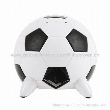 2.1ch Stereo Mi-Soccer Speakers and Docking Station for iPod, with 3 Speakers, Black/White